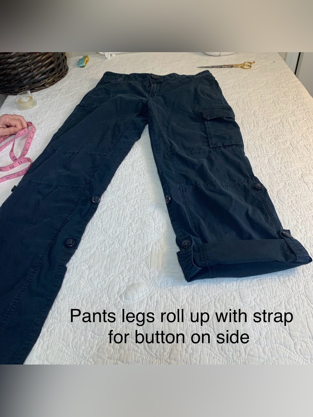 Old Navy Black Cargo Jogger Pants for Kids